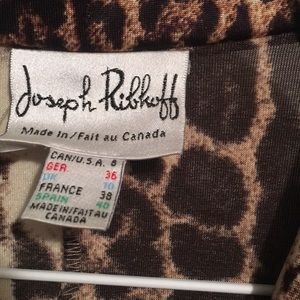 Animal Print Lg Sleeve Dress